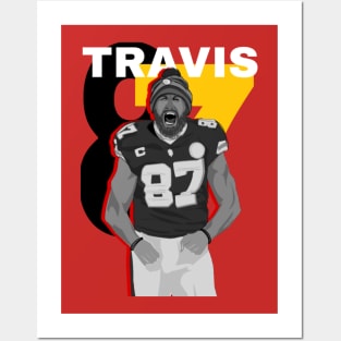 Travis Kelce Posters and Art